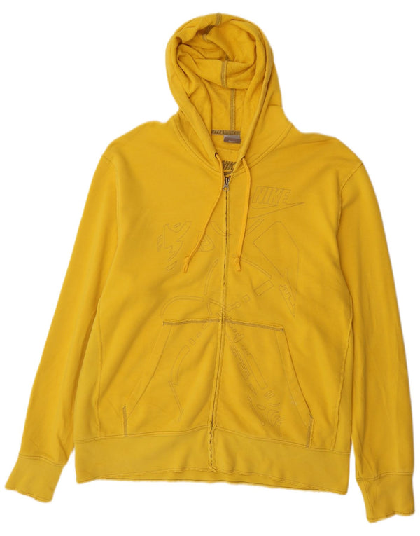 Męski sweter z kapturem i zamkiem błyskawicznym Nike UK 45/47 XL Żółty