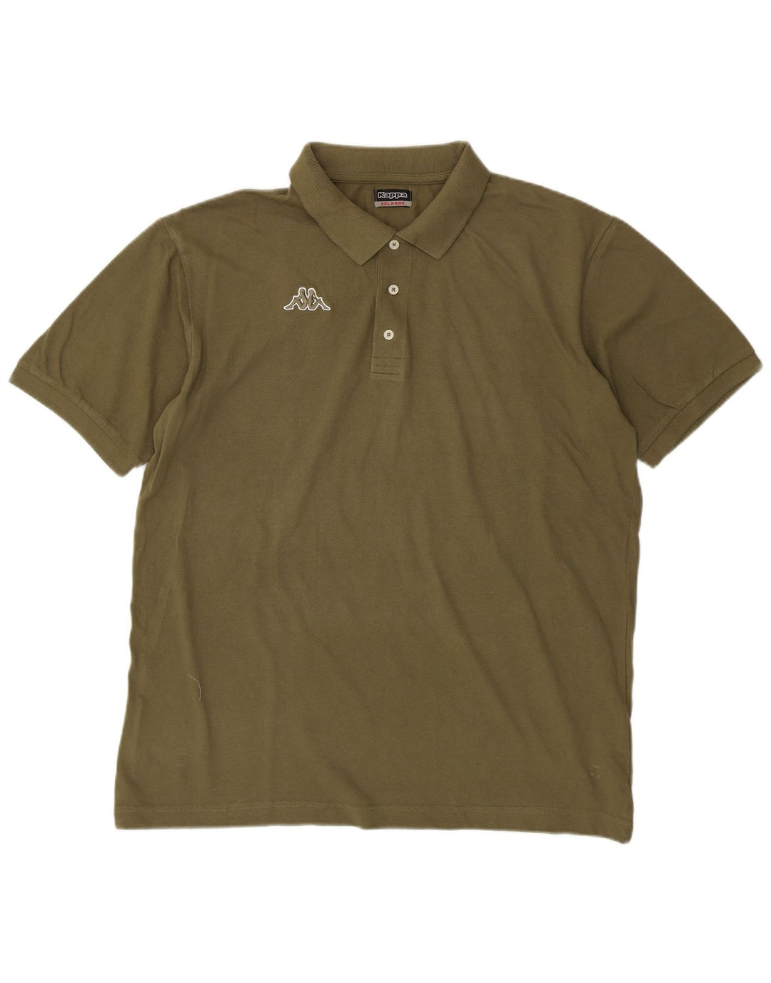 Męska koszulka polo Kappa 2XL, bawełna khaki