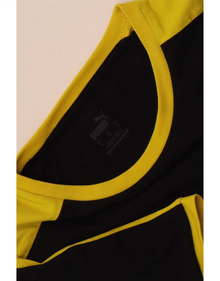 Męska koszulka Puma BVB Dortmund z dużym, czarnym blokiem kolorów
