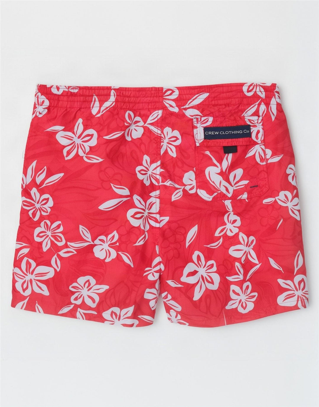 Crew Clothing Męskie spodenki kąpielowe, duże, w czerwone kwiaty