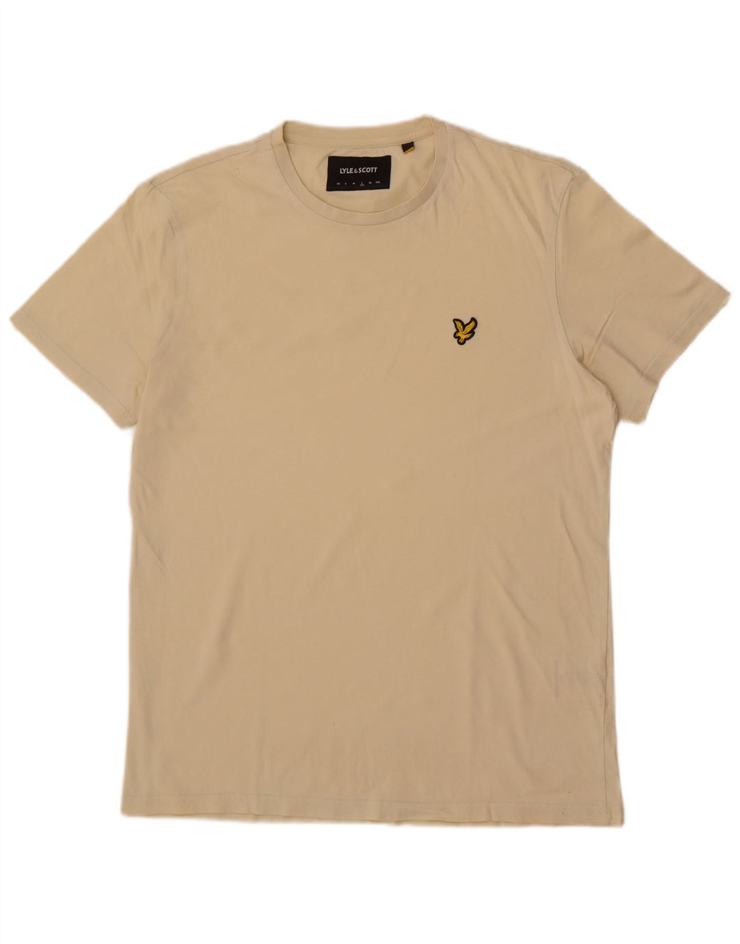 T-shirt męski Lyle & Scott, duży, beżowy, bawełniany
