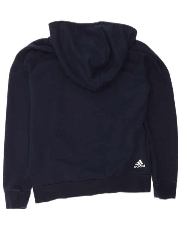 Damska bluza z kapturem Adidas Graphic UK 12/14 Średni granatowy, bawełniany