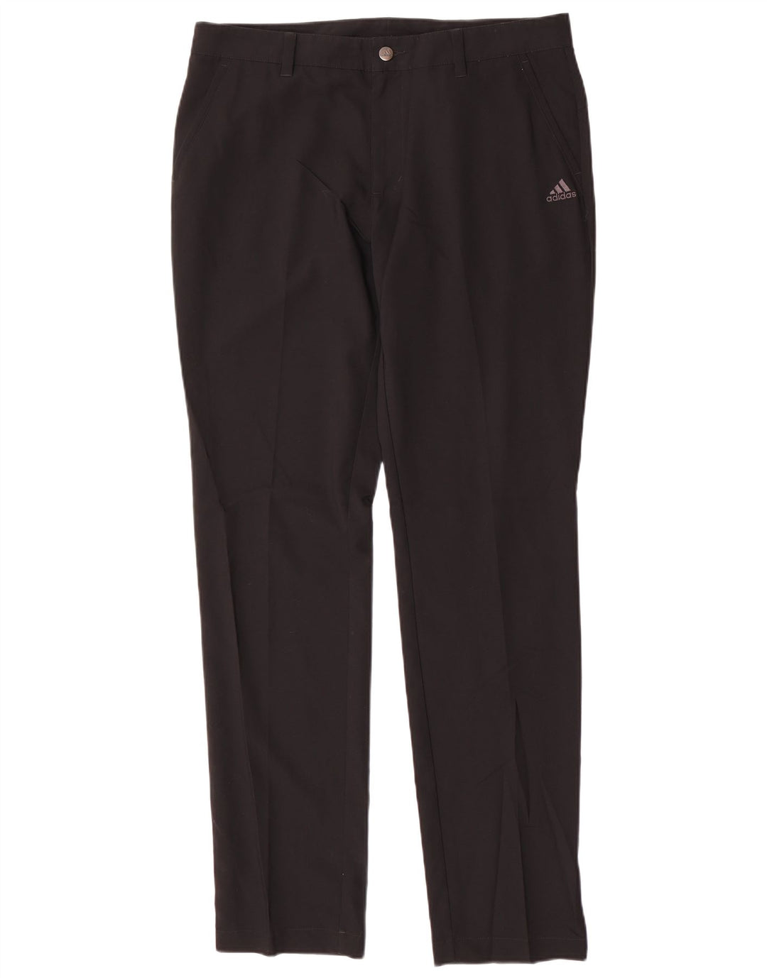 Męskie spodnie Chino Adidas Slim W34 L34 Czarny poliester