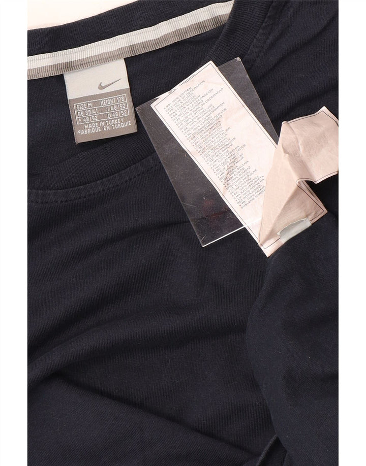 Męska koszulka NIKE z długim rękawem, UK 39/41, średni granatowy, bawełniany