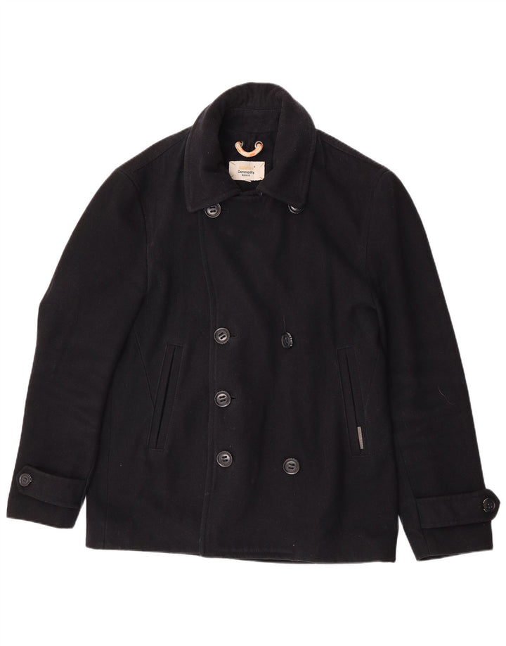 Płaszcz damski Superdry Commodity Pea Coat UK 20 2XL Granatowo-wełniany