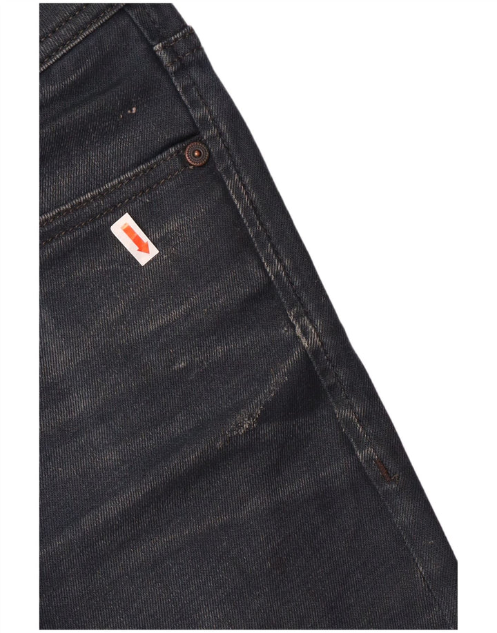 Męskie jeansy JACK & JONES Clark Straight W30 L29 Granatowe, bawełniane