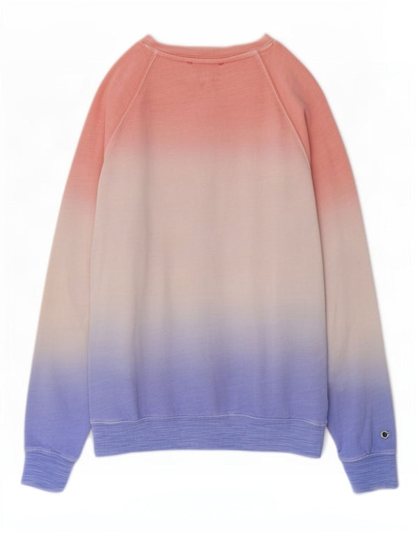 Damski sweter dresowy Marks & Spencer UK 10, mały, różowy, z blokami kolorów