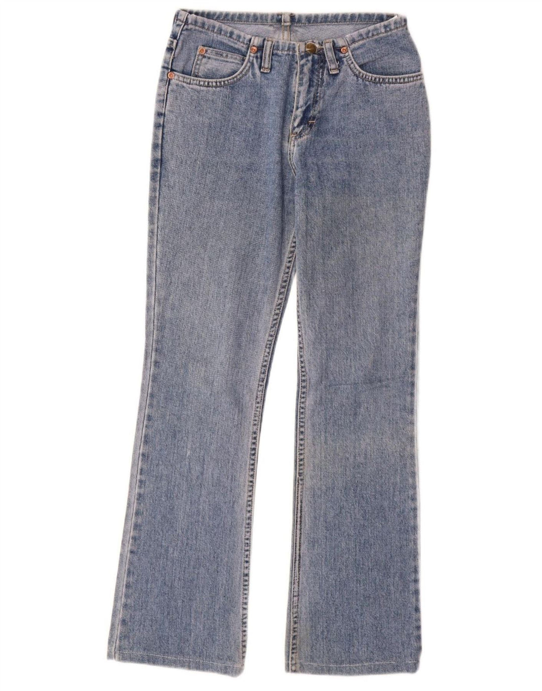 Damskie jeansy Lee Bootcut W27 L28 Niebieskie bawełniane