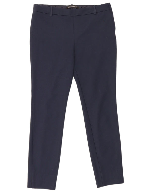 Spodnie damskie Zara Skinny Chino, duże W30 L27, granatowe, bawełniane