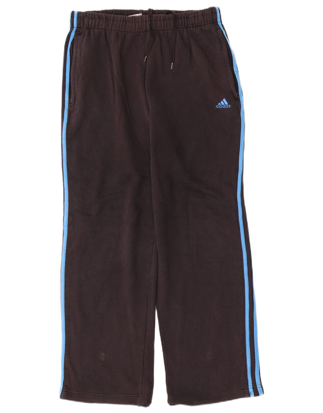 Męskie spodnie dresowe Adidas, średnie czarne, bawełniane