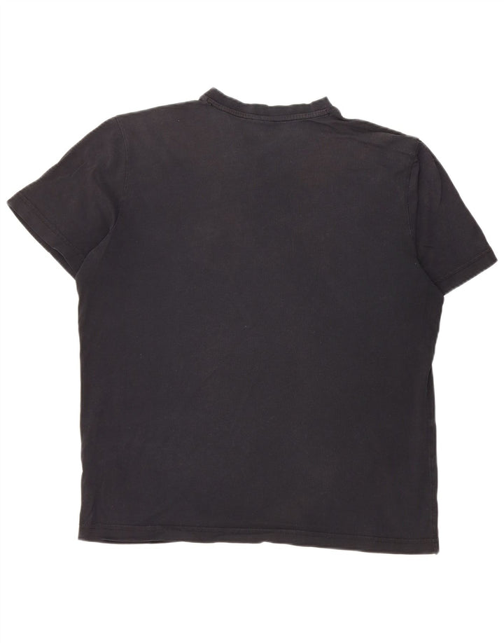 T-shirt męski HUGO BOSS Top, średni, granatowy, bawełniany