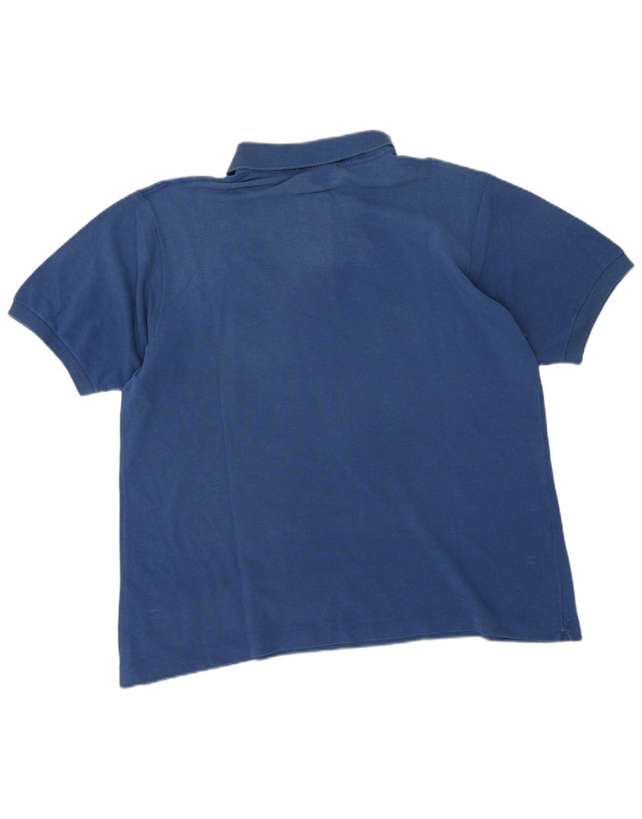 Męska koszulka polo Lacoste, rozmiar 6, XL, niebieska, bawełniana