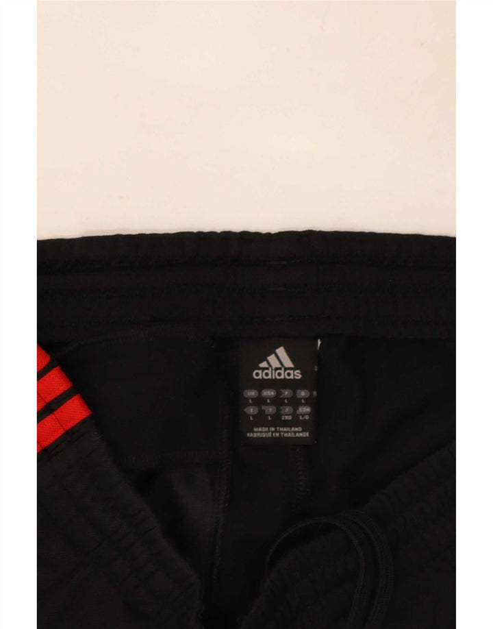 Męskie spodnie dresowe Adidas, duże, czarne