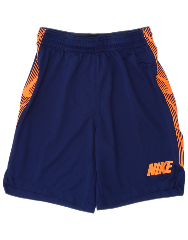 Chłopięce spodenki sportowe Nike Dri Fit Graphic 10-11 lat, średni granat