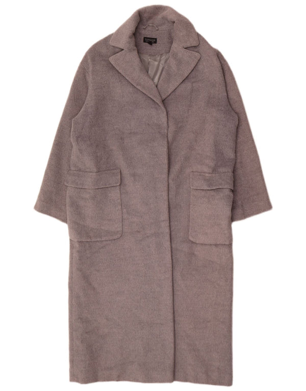 Topshop damski płaszcz oversize UK 12, średni szary poliester
