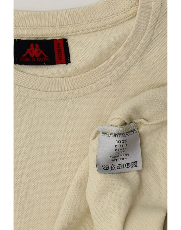 T-shirt męski Kappa Top średni beż bawełniany