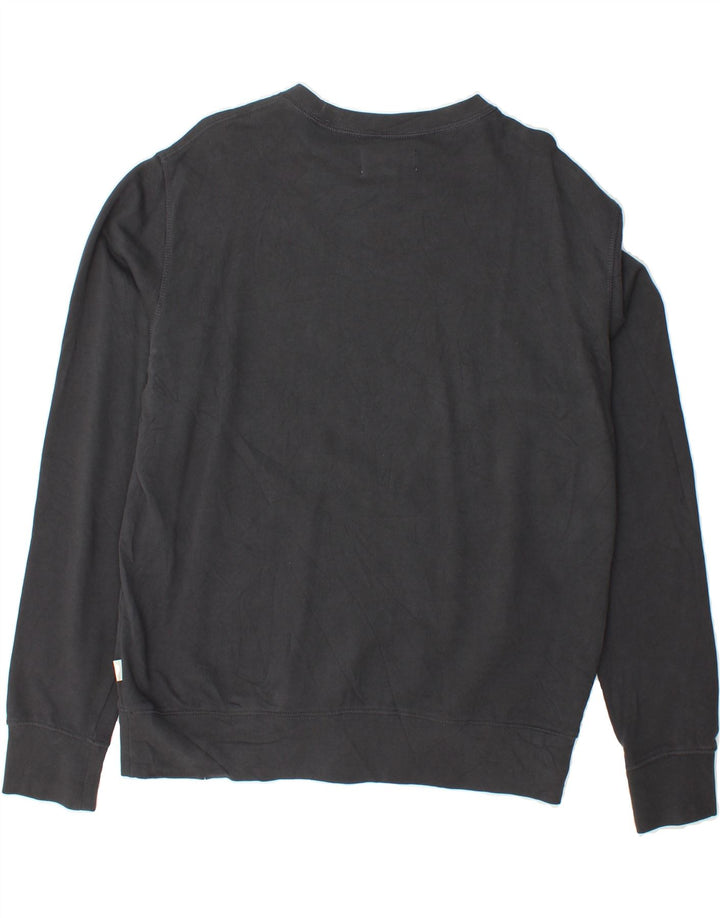 MARKS & SPENCER Mens Sweatshirt Jumper Medium Grey Cotton Vintage Marks & Spencer and Second-Hand Marks & Spencer from Messina Hembry 
