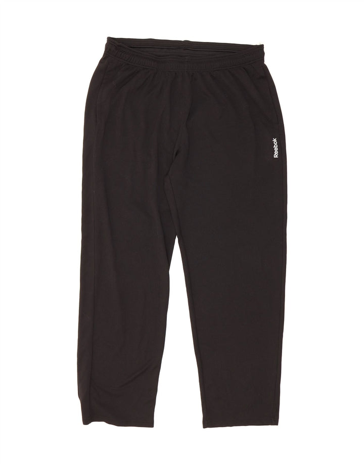 REEBOK Mens Tracksuit Trousers XL  Black Polyester Vintage Reebok and Second-Hand Reebok from Messina Hembry 