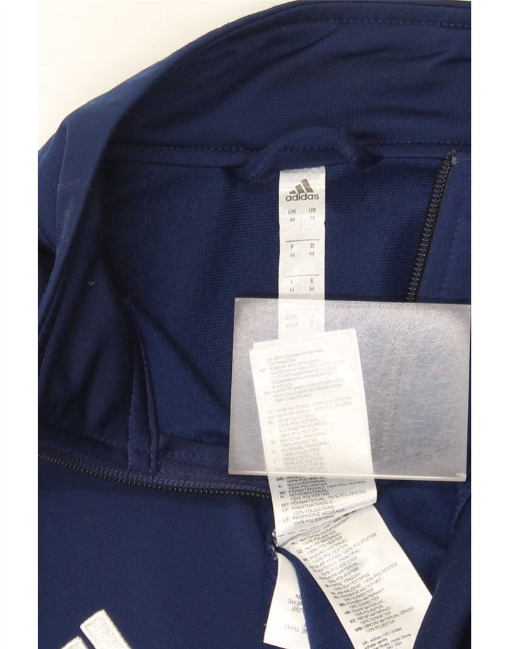 Adidas Męska bluza dresowa, średnia granatowa, poliester