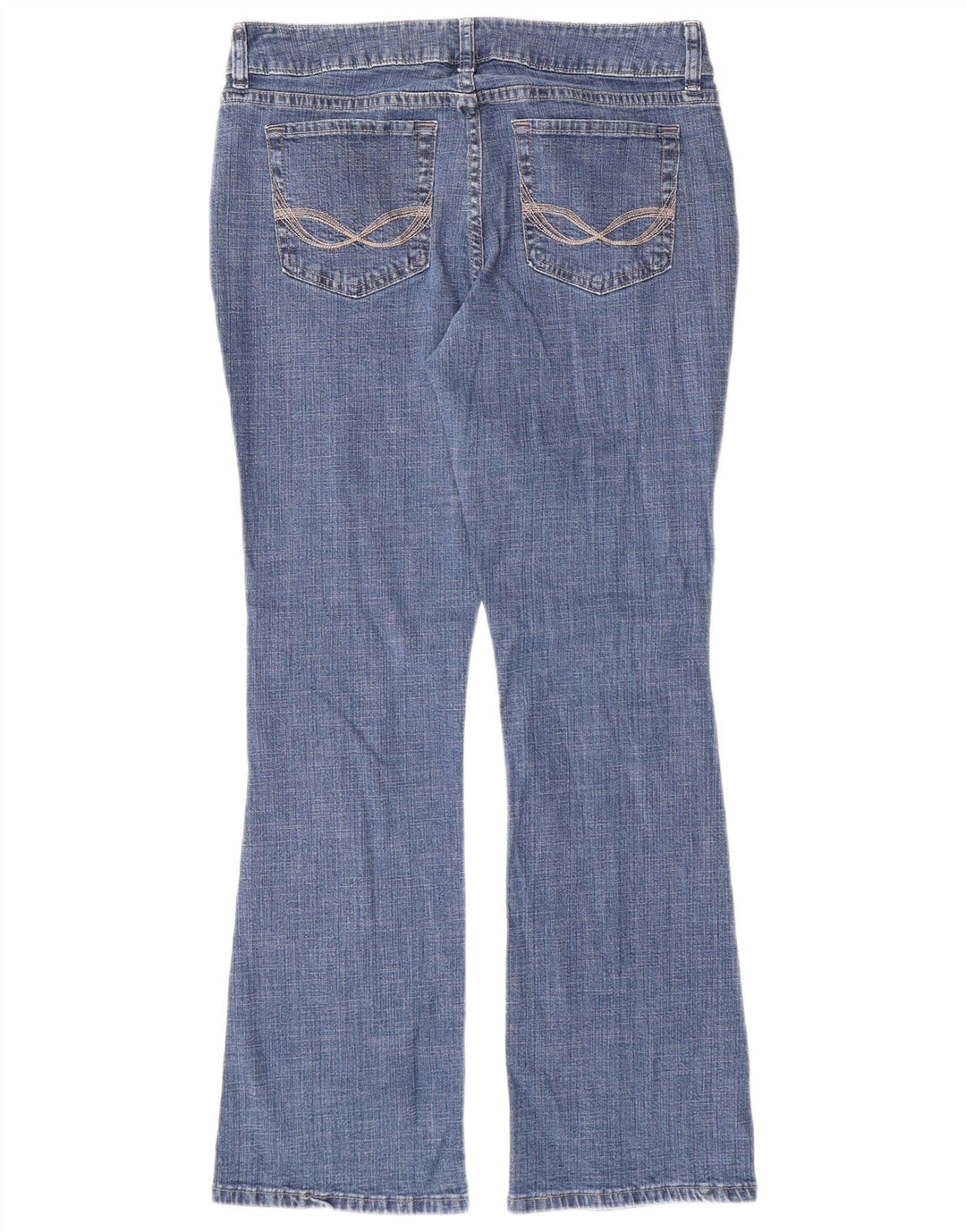 Damskie jeansy Lee Riders Mid Rise Bootcut US 12 Large W34 L30 Niebieska bawełna