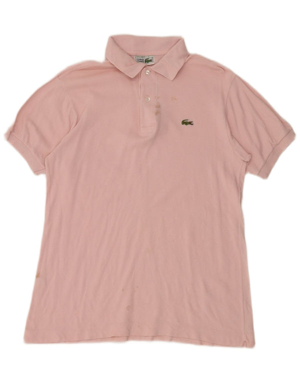 Męska koszulka polo Lacoste, rozmiar 4, średnia, różowa, bawełniana