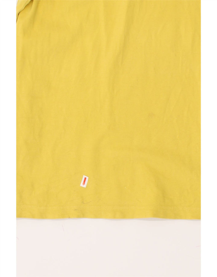 SUN68 Mens Polo Shirt Medium Yellow Cotton Vintage Sun68 and Second-Hand Sun68 from Messina Hembry 