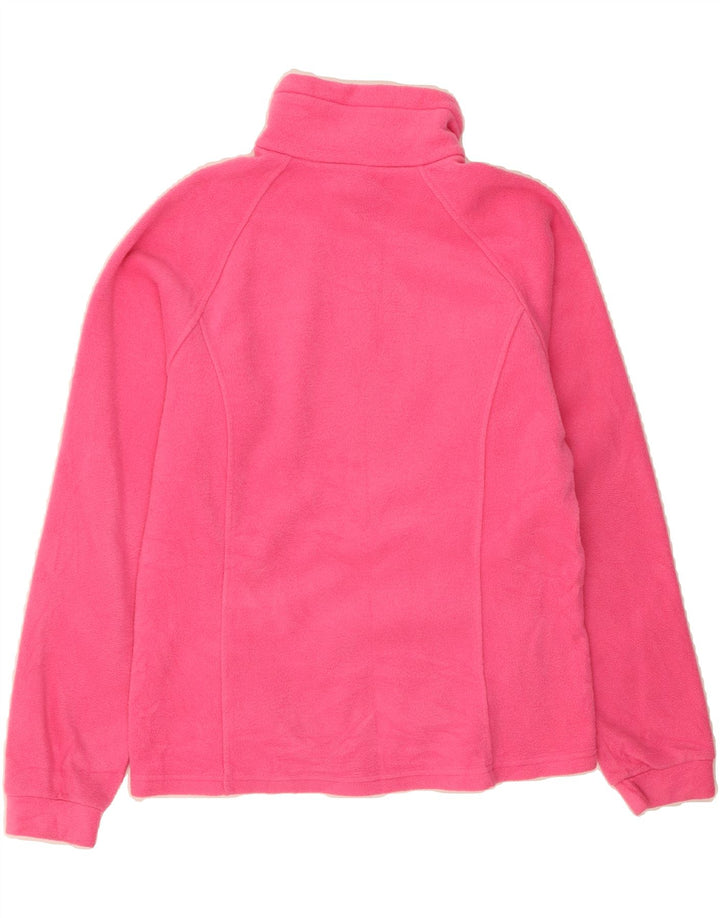 COLUMBIA Girls Fleece Jacket 15-16 Years Pink Polyester Vintage Columbia and Second-Hand Columbia from Messina Hembry 