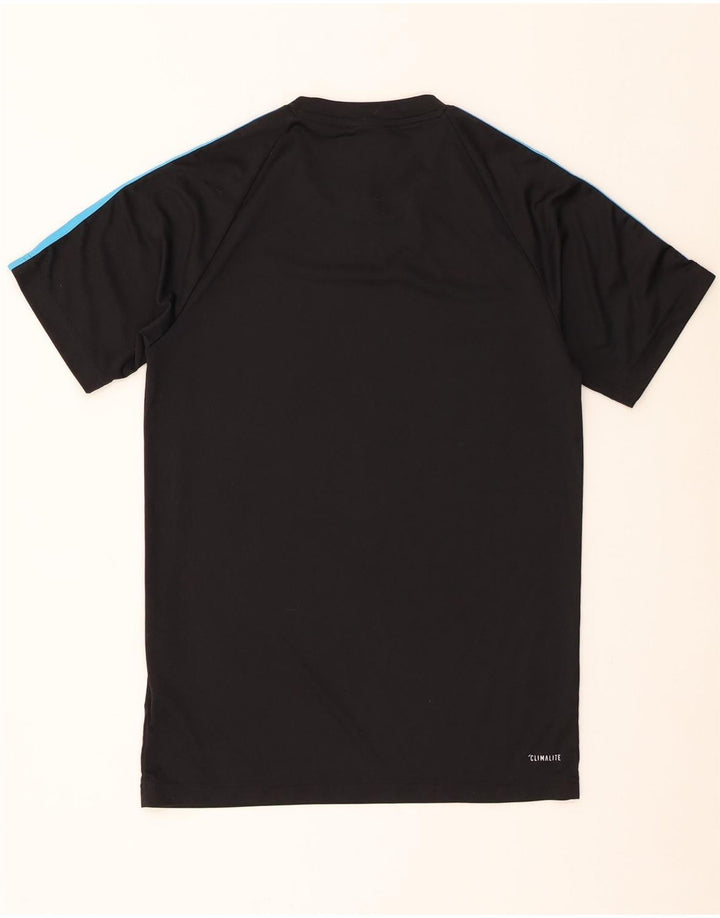 Adidas Męska koszulka Climalite Top, mała, czarna, z poliestru