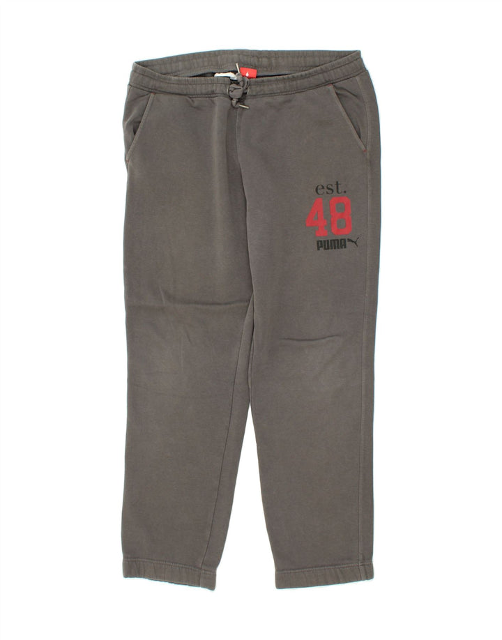 PUMA Mens Graphic Tracksuit Trousers Large Grey Vintage Puma and Second-Hand Puma from Messina Hembry 