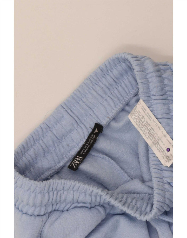 Damskie spodnie dresowe Zara Joggers UK 8 Small Niebieski Poliester