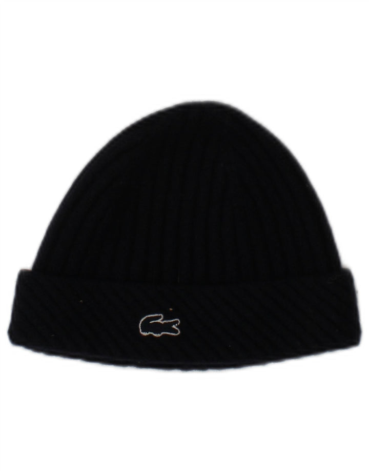 Lacoste Chłopięca czapka Beanie z dzianiny, jeden rozmiar, granatowa