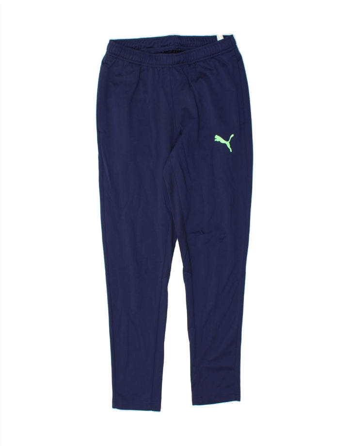 PUMA Mens Tracksuit Trousers Small  Navy Blue Vintage Puma and Second-Hand Puma from Messina Hembry 