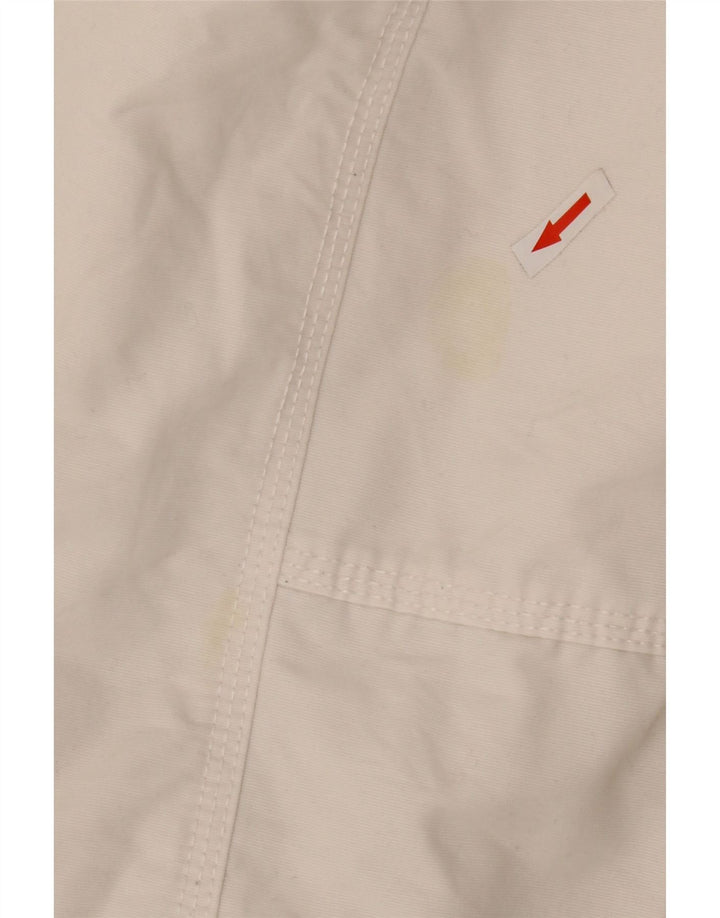 Męska kurtka bomber Camp David Graphic UK 46 3XL Biała bawełna