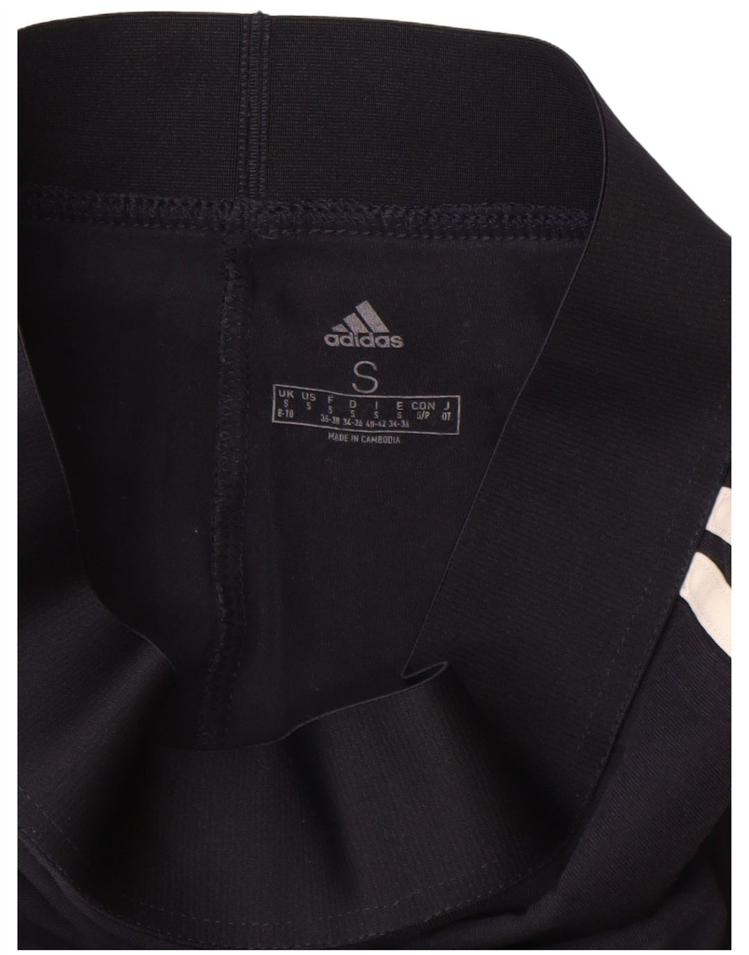 Legginsy Damskie Adidas UK 8/10 Małe Granatowe Bawełniane