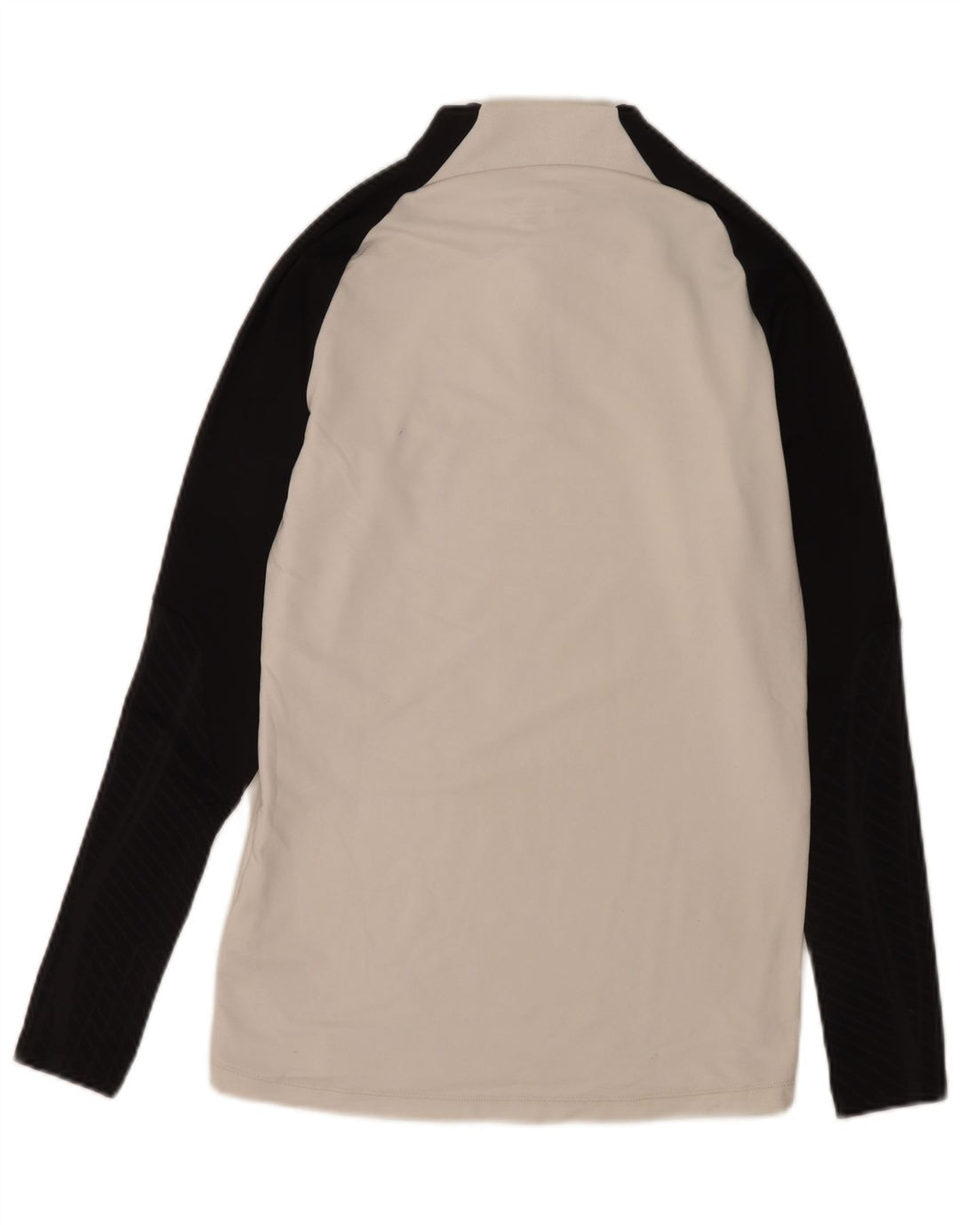 Męski dres Nike Dri Fit z zamkiem błyskawicznym i wąskim pulowerem, mały, biały