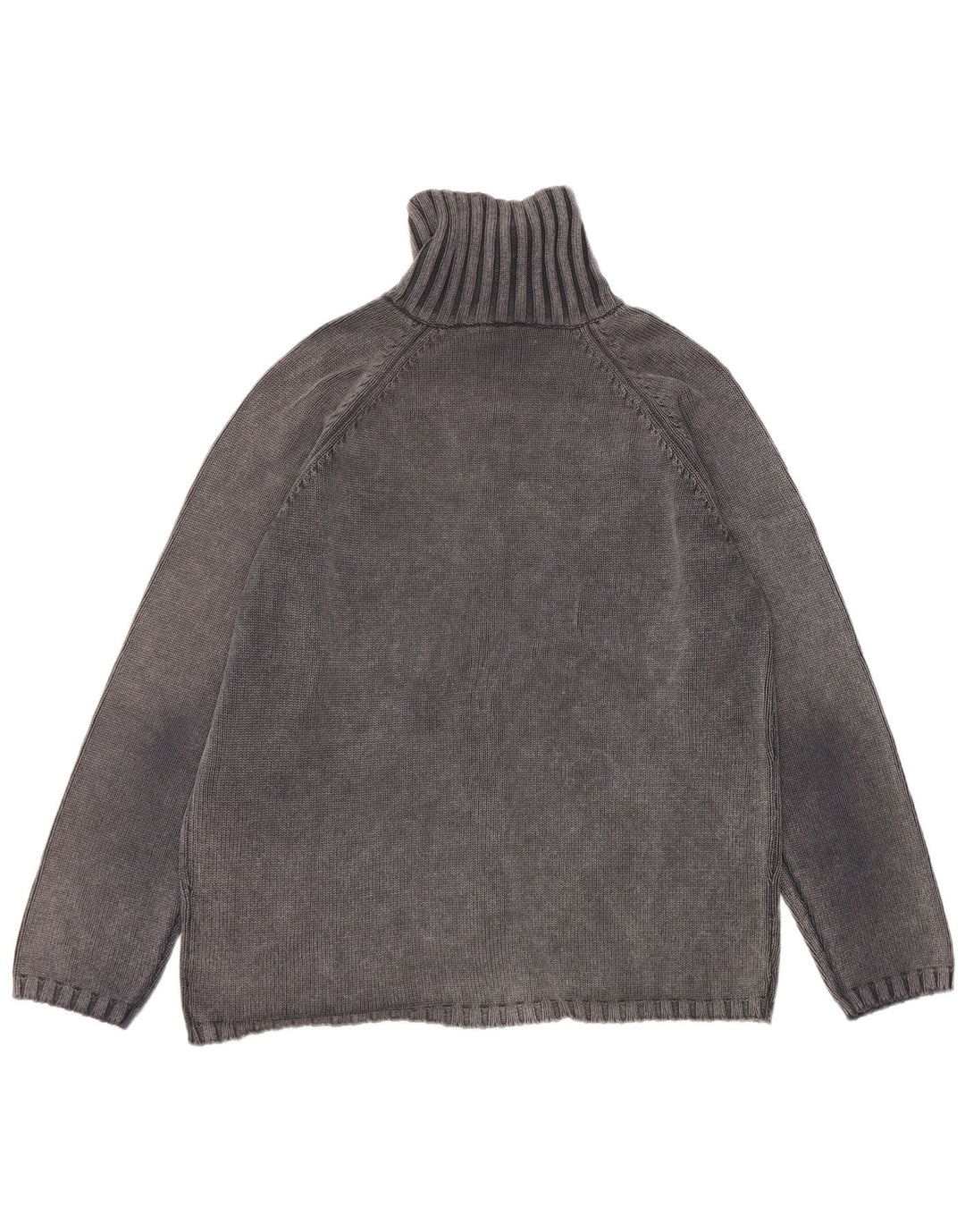 Męski sweter Zara, duży, szary, bawełniany