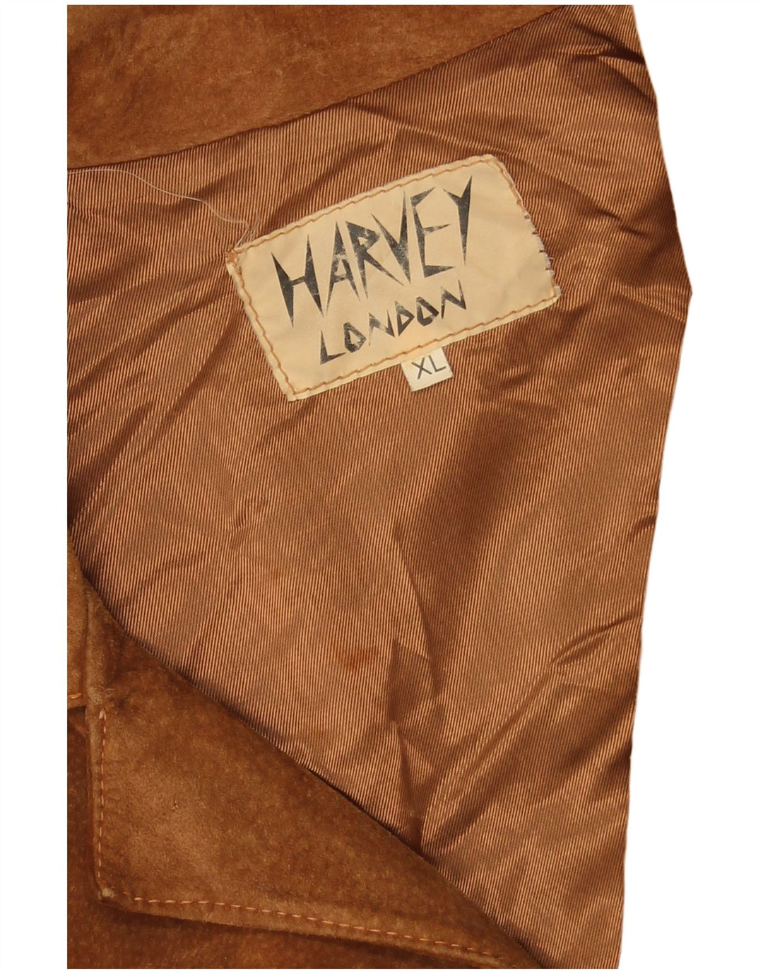 Męska marynarka zapinana na 3 guziki w stylu vintage, UK 42 XL, brązowa