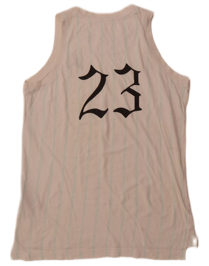 Chłopięca kamizelka z grafiką JORDAN 13-14 lat XL, bawełniana w białe paski