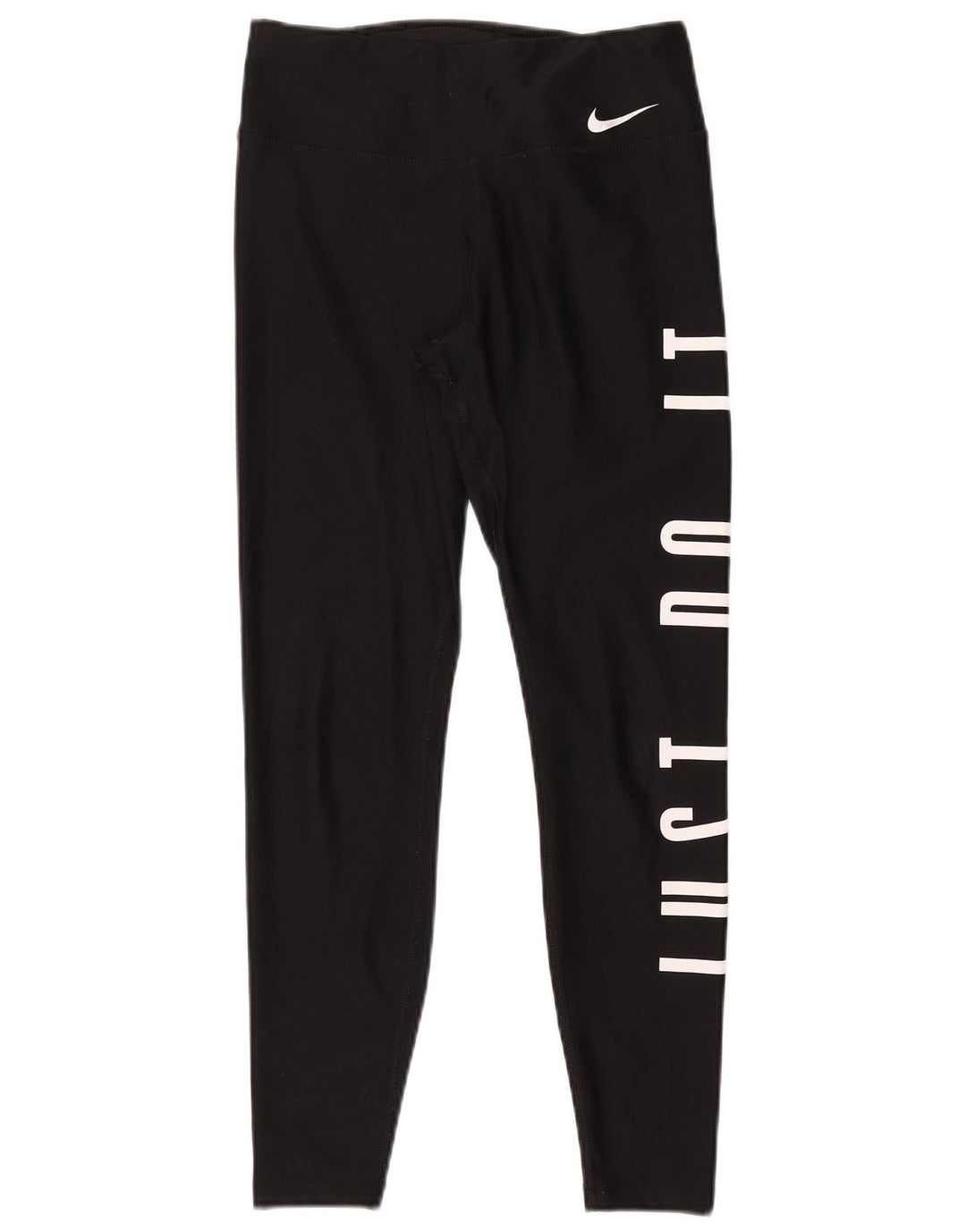 Damskie legginsy Nike Dri Fit Graphic UK 10, małe, czarne, poliestrowe