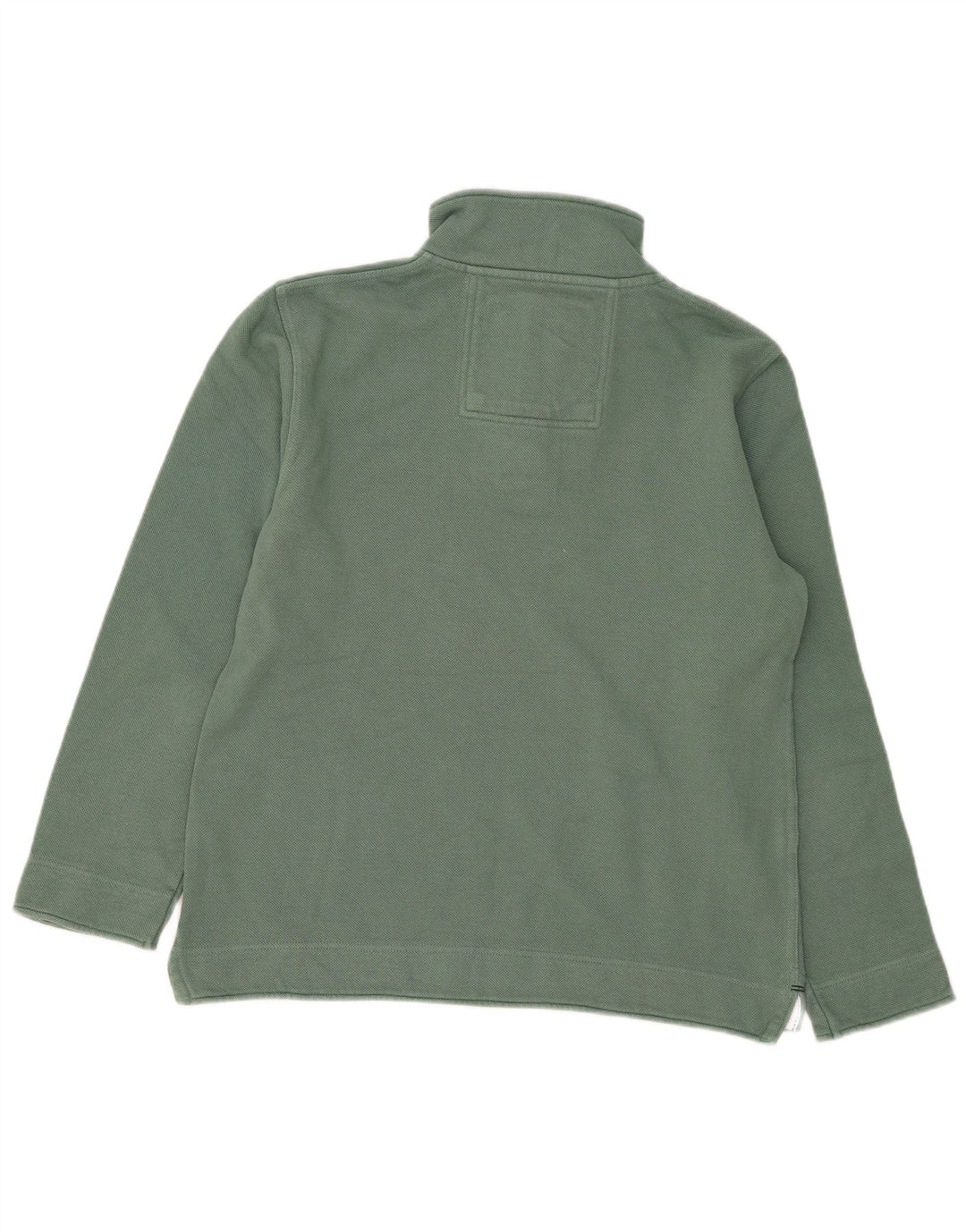 Crew Clothing Męska bluza z zamkiem 1/4 o regularnym kroju, średnia zieleń