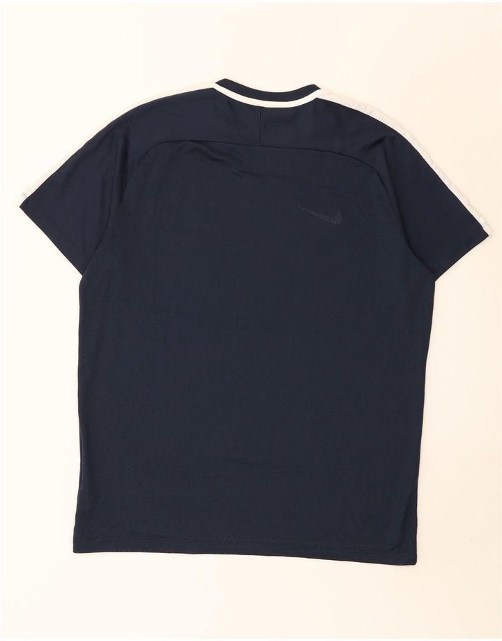 Męski T-shirt Nike Dri Fit Top XL, granatowy, kolorowy poliester