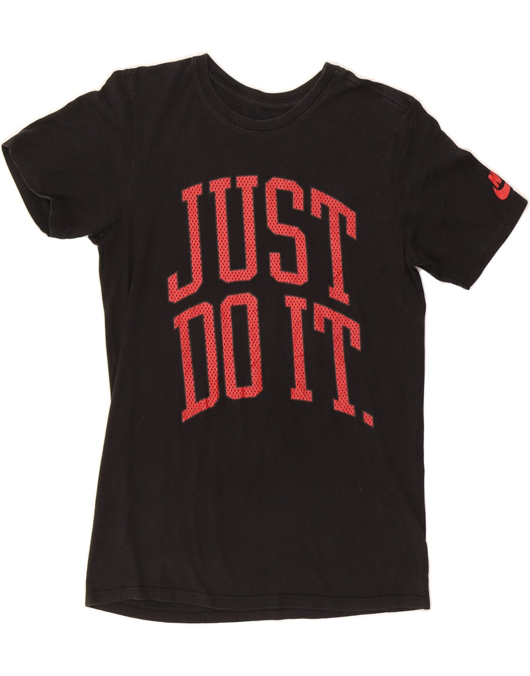 NIKE Mens Athletic Cut Graphic T-Shirt Top Small Black Vintage Nike and Second-Hand Nike from Messina Hembry 