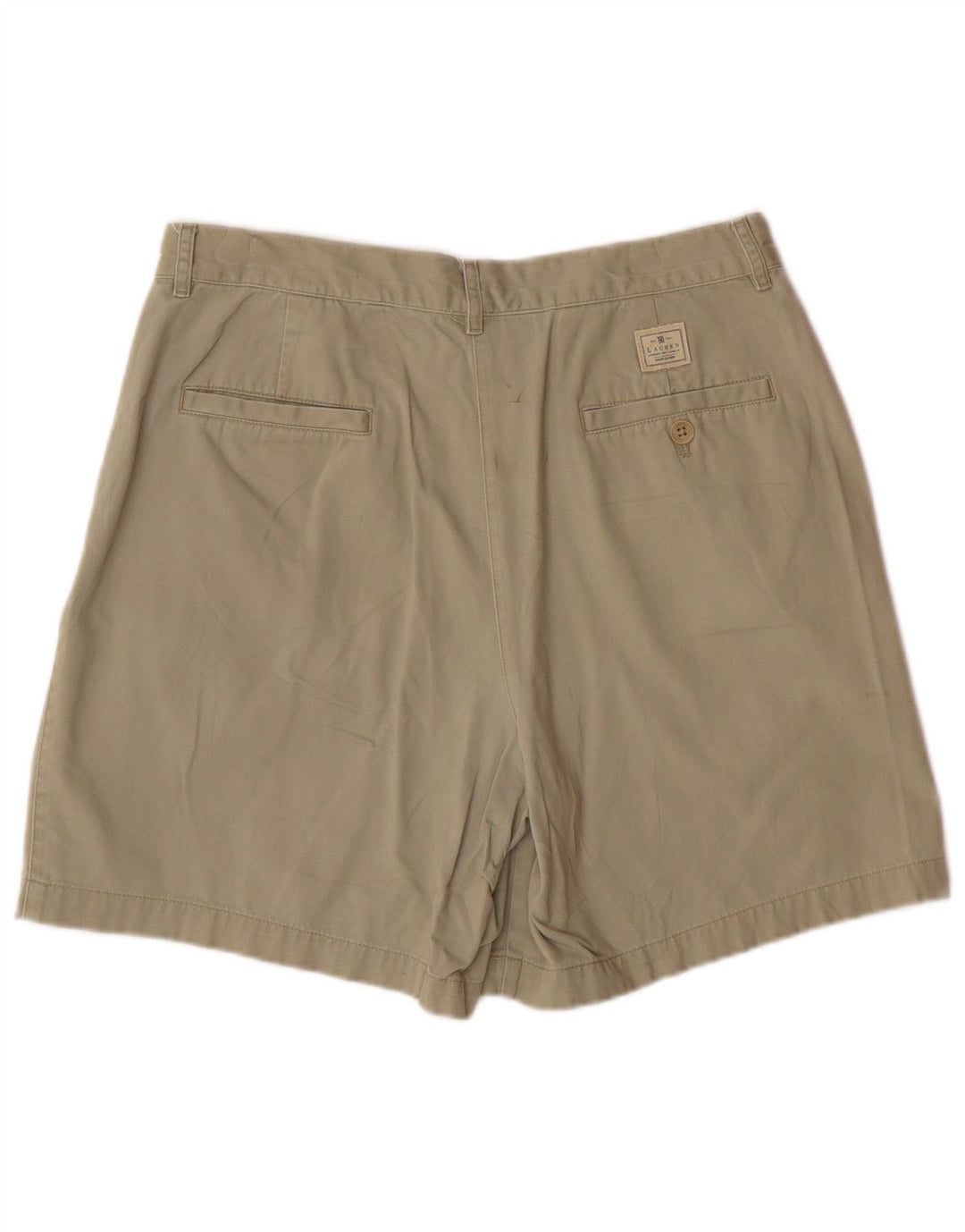 RALPH LAUREN Damskie spodenki Chino US 10 Large W32, bawełna khaki
