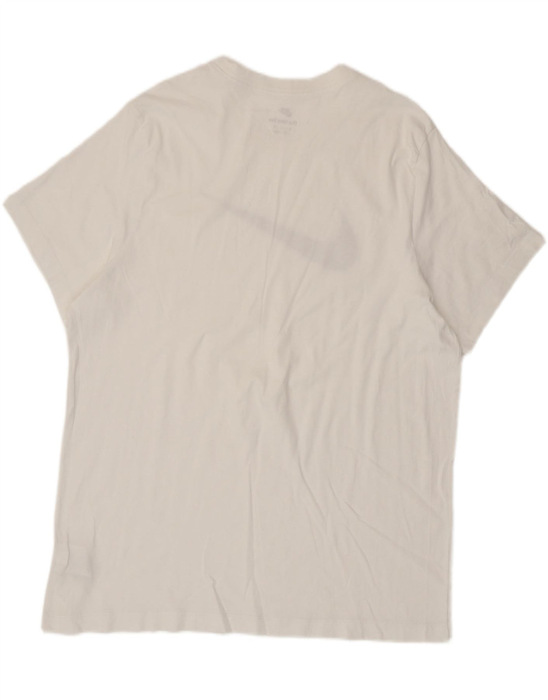 Męski T-shirt z grafiką Nike, 2XL, biała bawełna