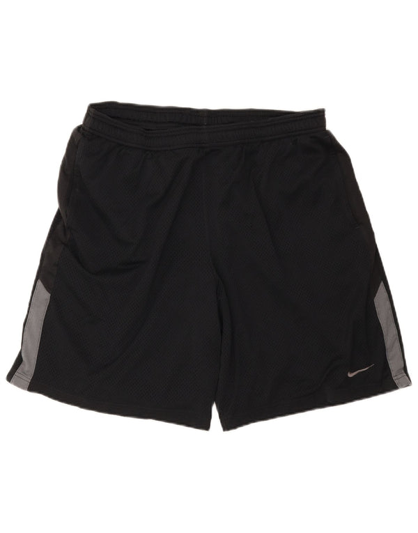 Męskie spodenki sportowe Nike Dri Fit XL, czarny, poliester z blokami kolorów