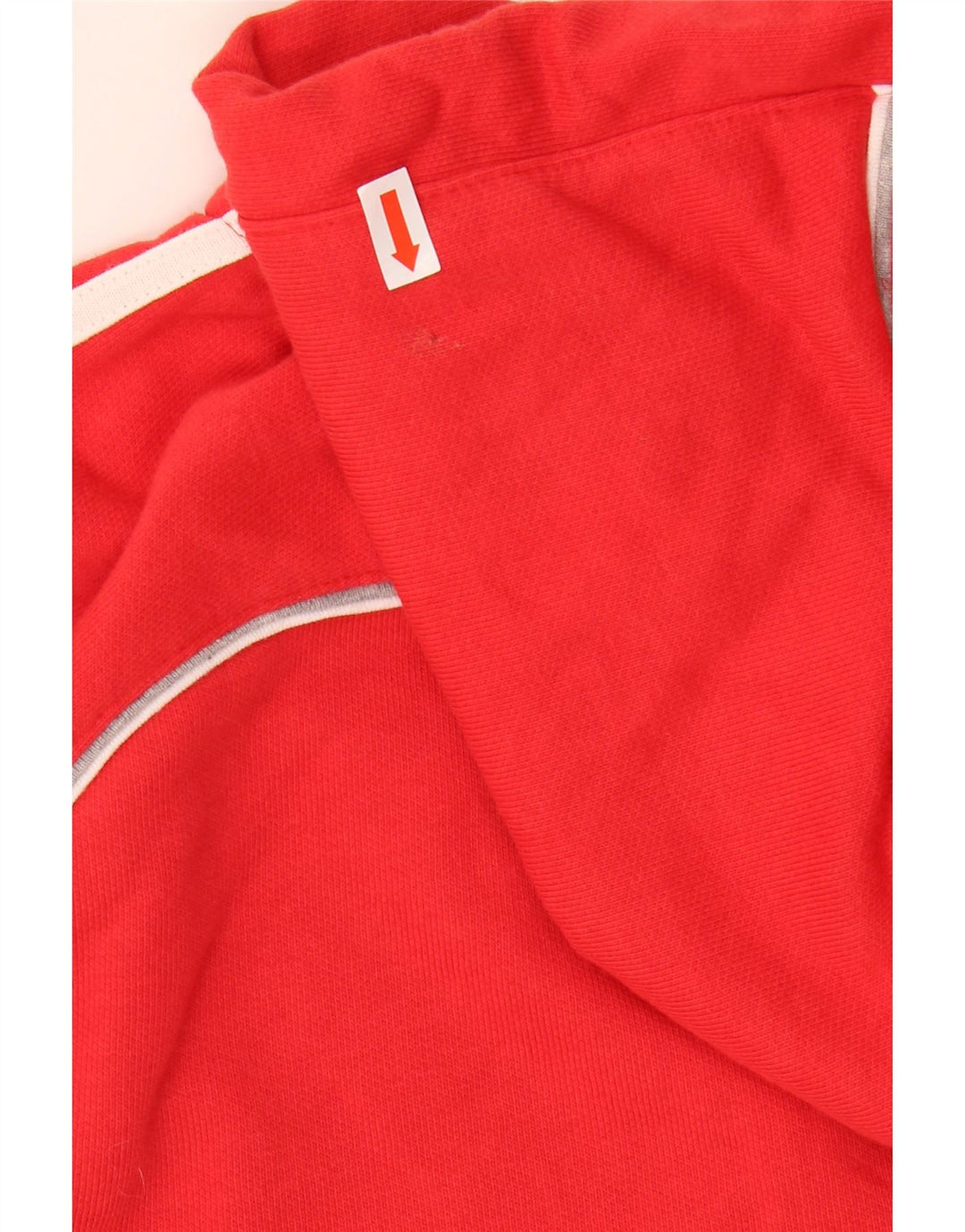 CHAMPION Mens Zip Hoodie Sweater Large Red Cotton