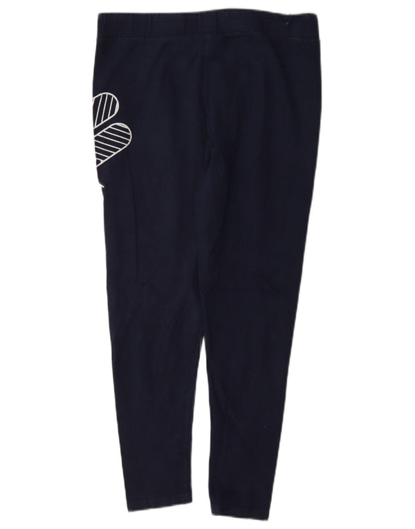 Damskie legginsy Fila Graphic UK 12 Średni granatowy, bawełniany
