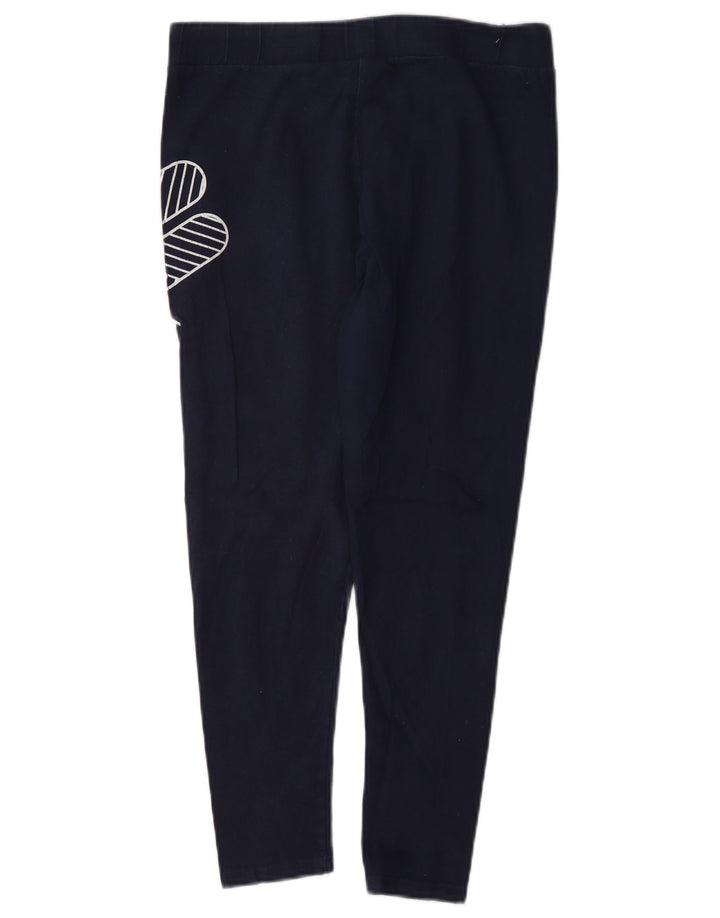 Damskie legginsy Fila Graphic UK 12 Średni granatowy, bawełniany