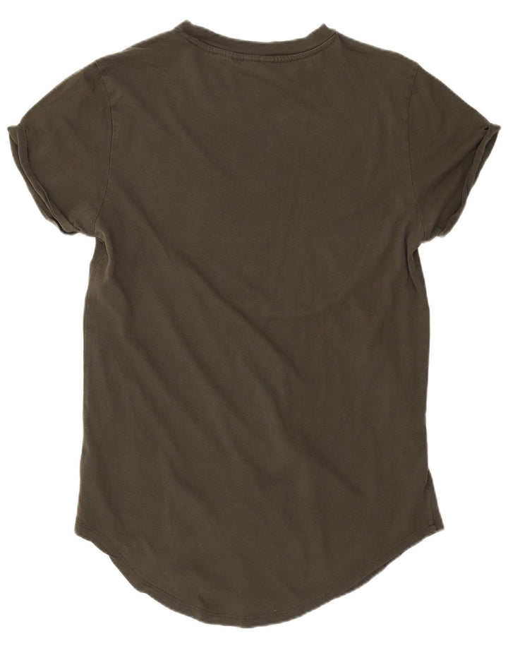 T-shirt męski G-Star Lash, mały, bawełniany khaki