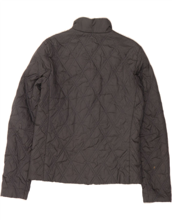 MURPHY & NYE Womens Padded Jacket UK 10 Small Grey Vintage Murphy & Nye and Second-Hand Murphy & Nye from Messina Hembry 